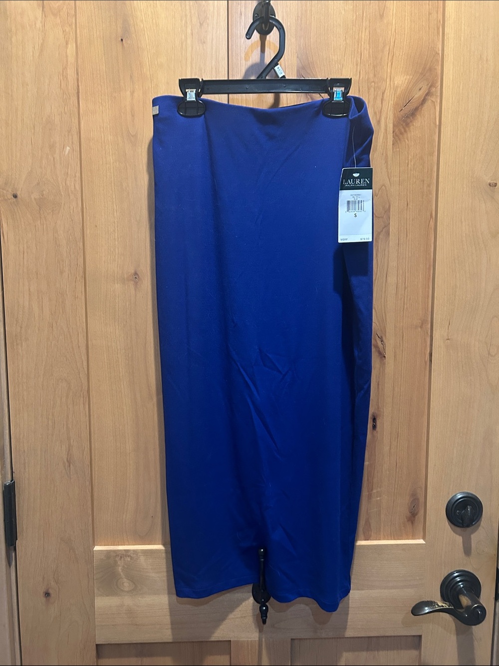 Lauren Ralph Lauren Royal Blue Midi Skirt
